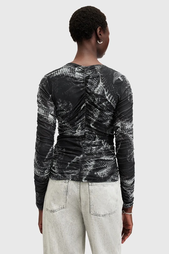 Oblečení Halenka AllSaints KEIKO W008JC šedá