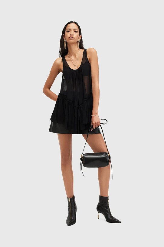Блузка AllSaints RACH W008PB чорний