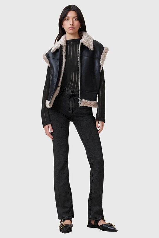 Блузка AllSaints AKI W032JC чорний