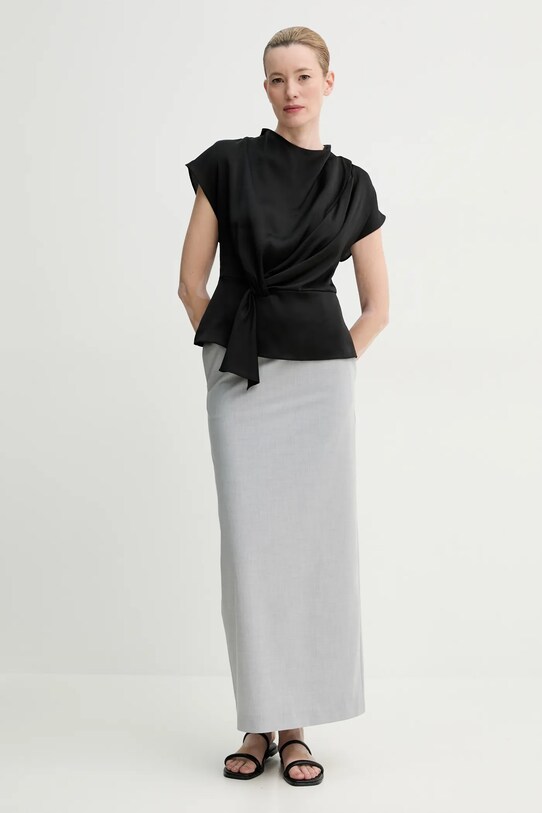 Bluza Bruuns Bazaar BBW4427 crna SS25