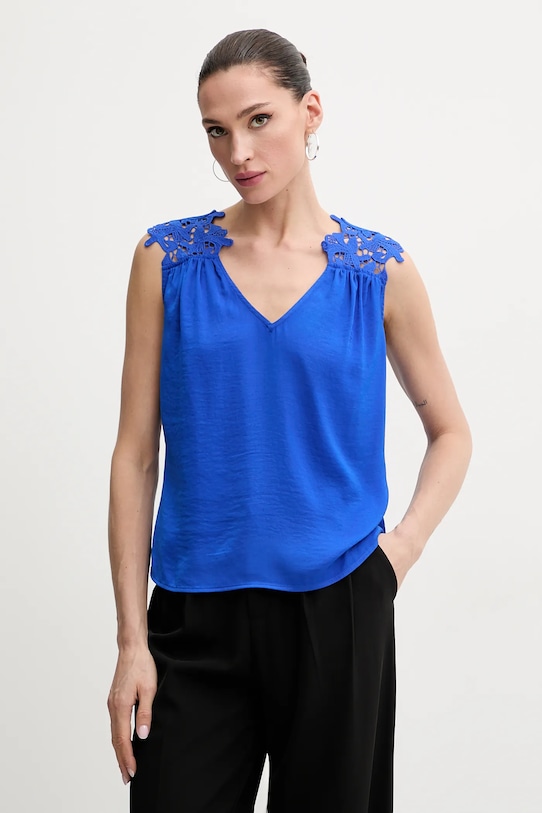 Morgan bluzka OJOIE casual niebieski OJOIE