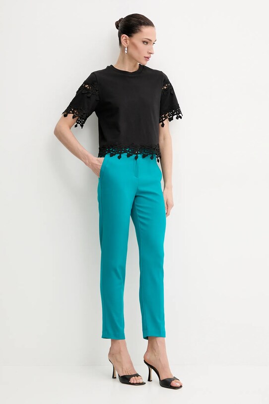 Morgan tricou din bumbac DFUTUR DFUTUR negru SS25