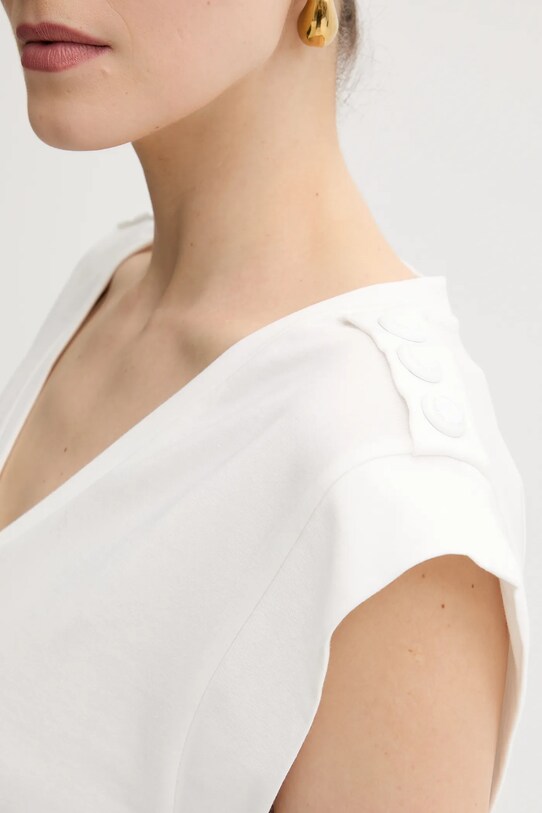 Morgan t-shirt DNAUTI DNAUTI bianco