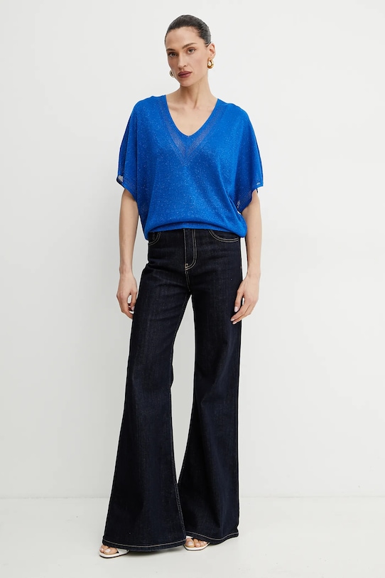 Morgan sweter MCHRIS MCHRIS niebieski AW25