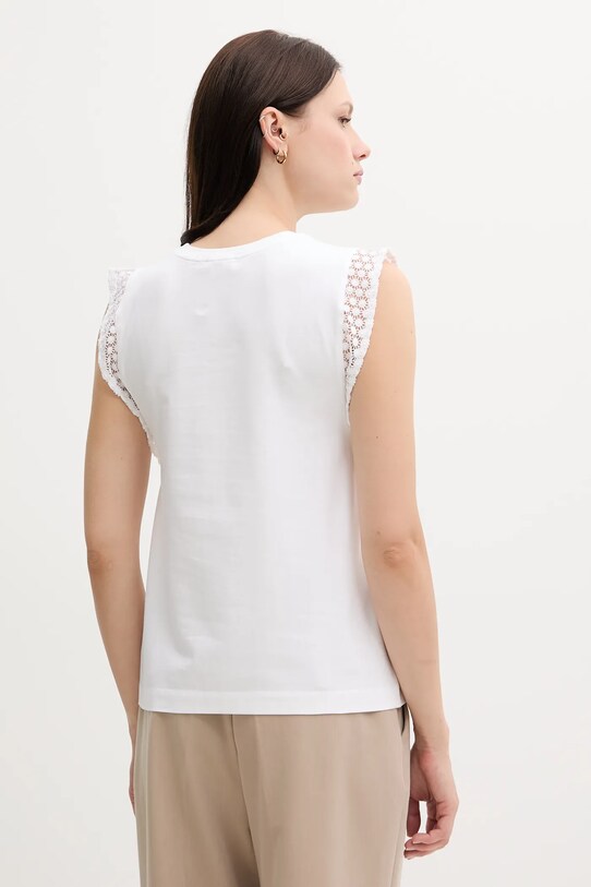 Oblečenie Top United Colors of Benetton 3IFVD10AC biela