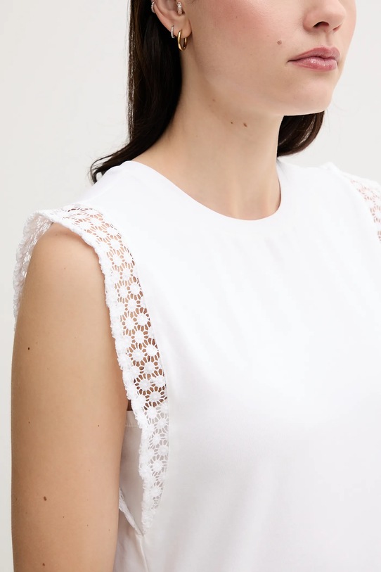 Топ United Colors of Benetton 3IFVD10AC білий