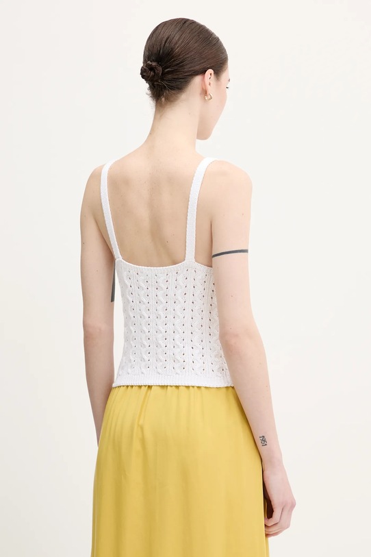 Одежда Хлопковый топ United Colors of Benetton 101TDH01B белый