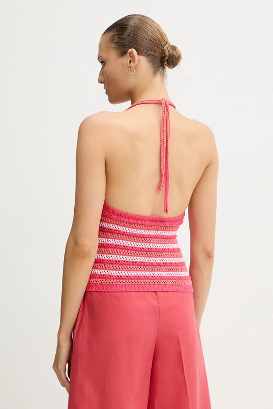 Odzież United Colors of Benetton top 1194EH01E różowy