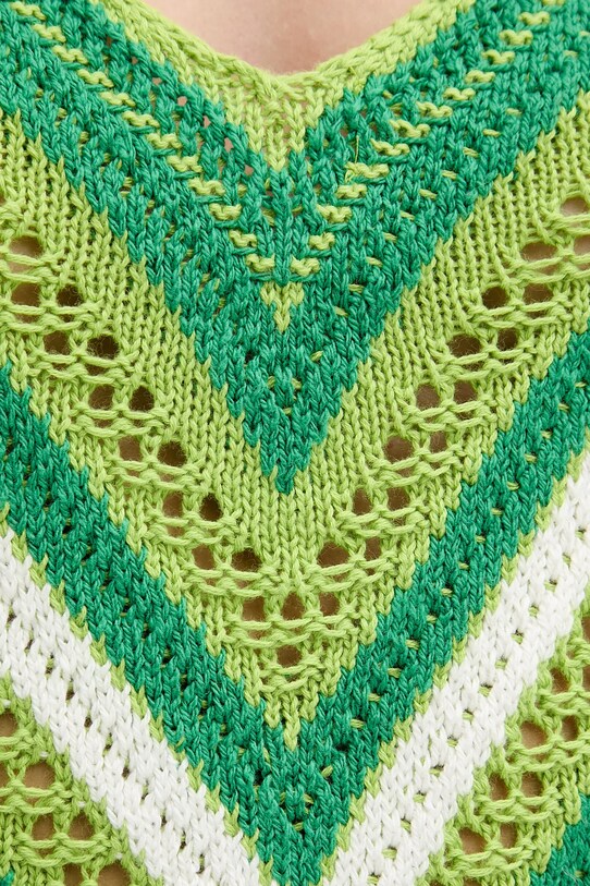United Colors of Benetton top 1194EH01E zielony
