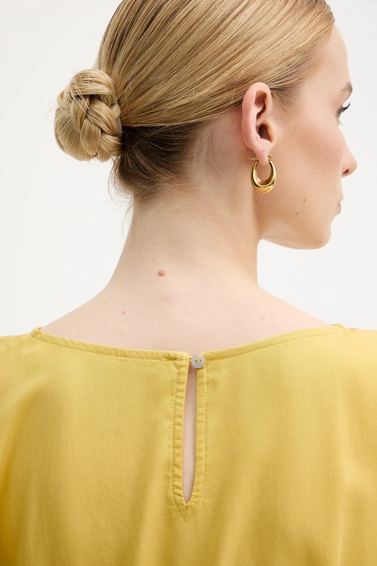 United Colors of Benetton camicetta 5NPHDQ0C6 giallo