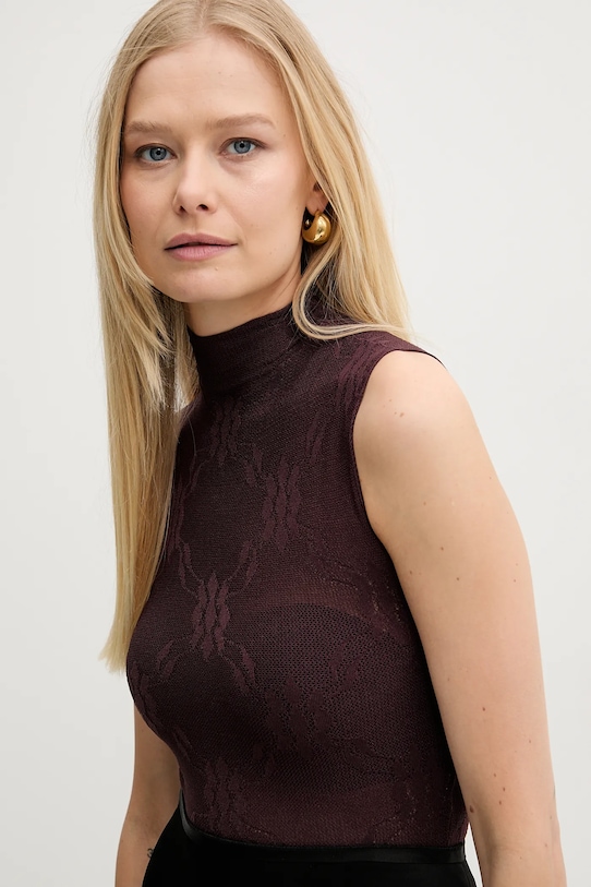 Body Victoria Beckham 1225KTP006395A burgundské