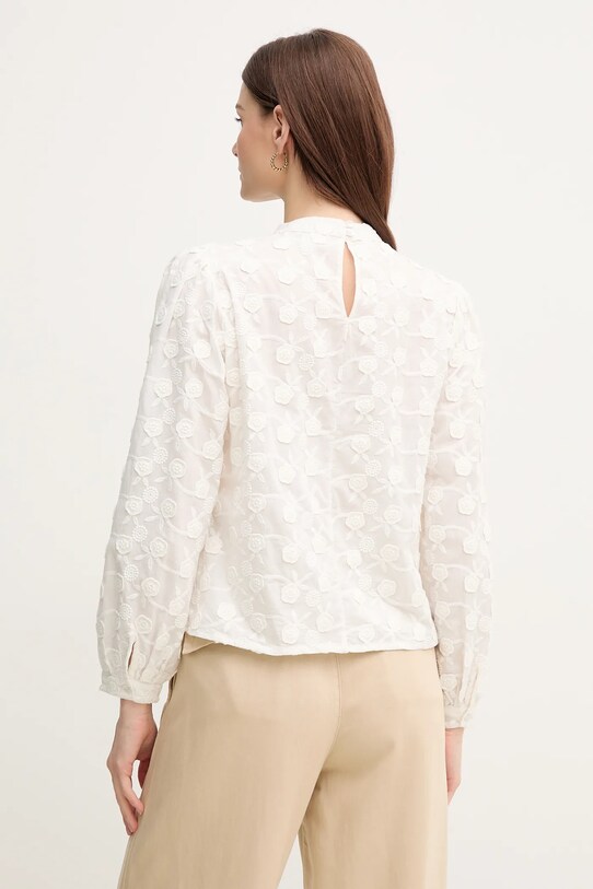 Îmbrăcăminte Hoss Intropia bluza din bumbac 6289131 alb