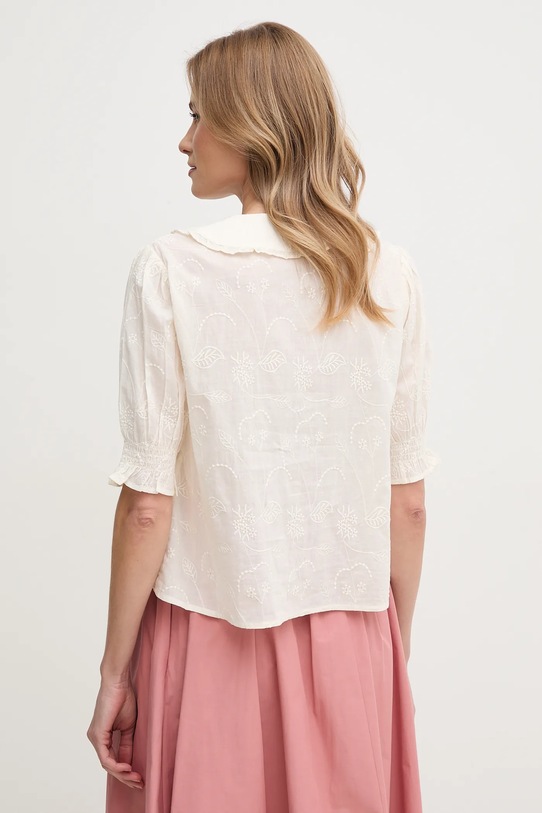 Oblečenie Bavlnená košeľa Hoss Intropia 6289137 béžová