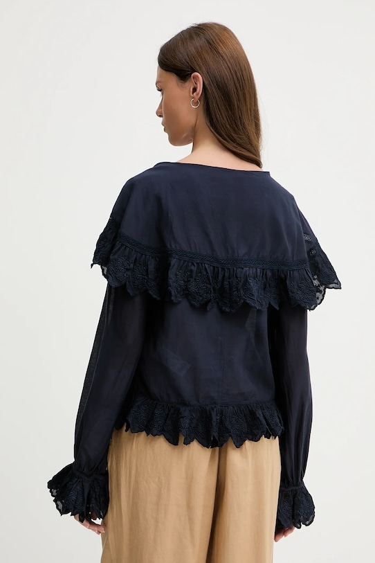 Îmbrăcăminte Hoss Intropia cămașă 6289145 bleumarin