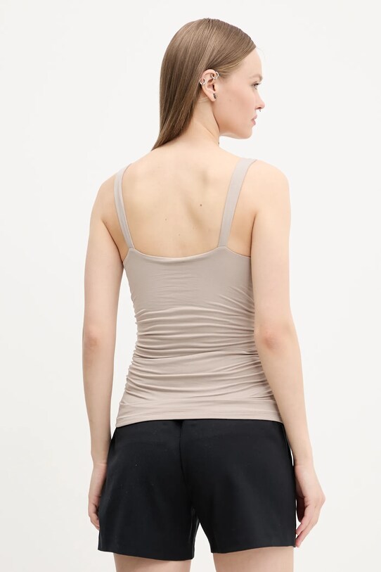 Odzież Abercrombie & Fitch top KI139.5408.425 beżowy