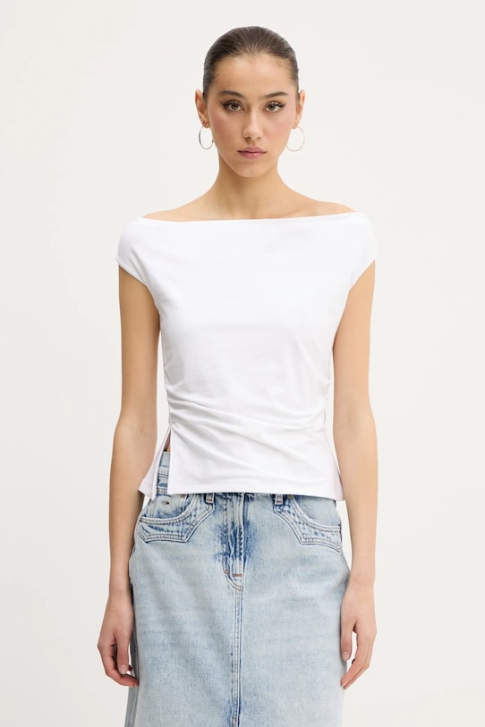 Tričko Abercrombie & Fitch slim biela KI139.5576.100