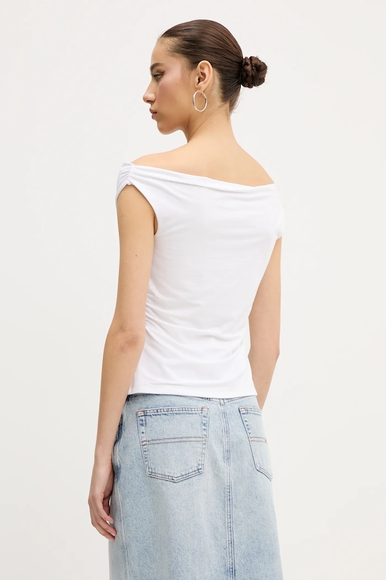 Odzież Abercrombie & Fitch t-shirt KI139.5576.100 biały