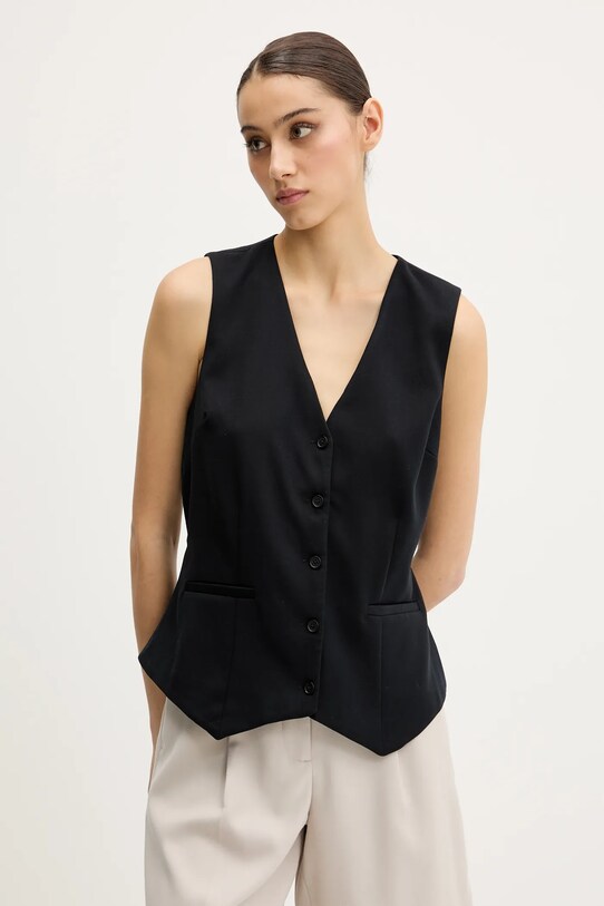 Σακάκι Abercrombie & Fitch ύφασμα μαύρο KI140.5163.900