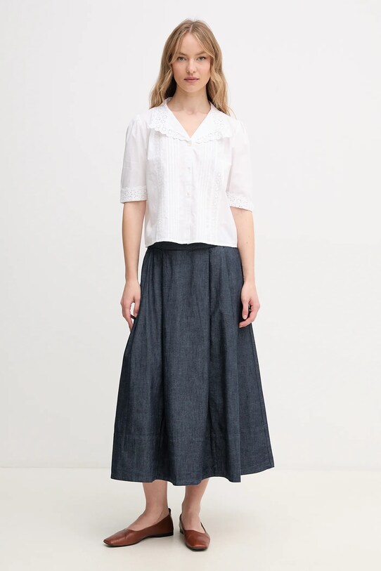 Бавовняна сорочка Hoss Intropia 5879135 білий SS25