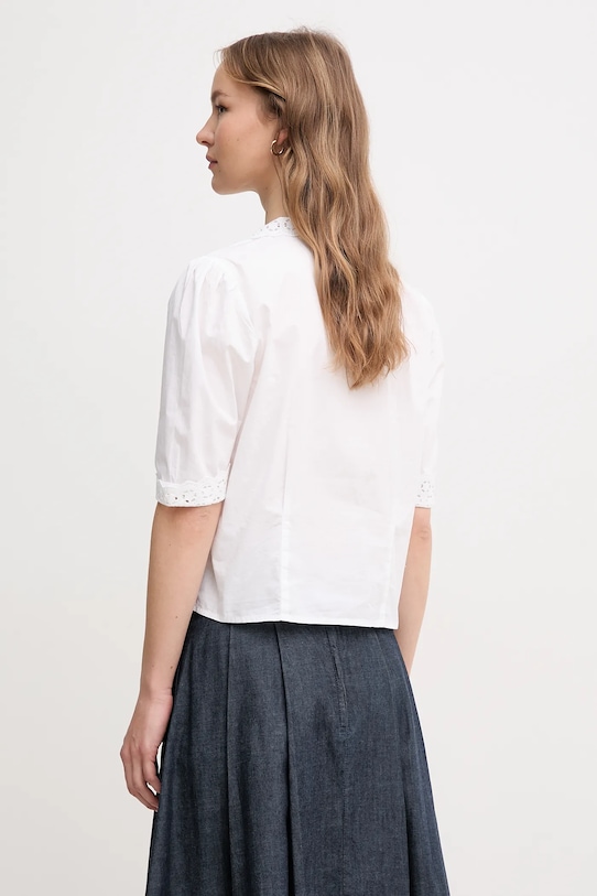 Одяг Бавовняна сорочка Hoss Intropia 5879135 білий