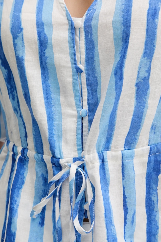 Lanena Majica Pedro del Hierro 7659079 modra