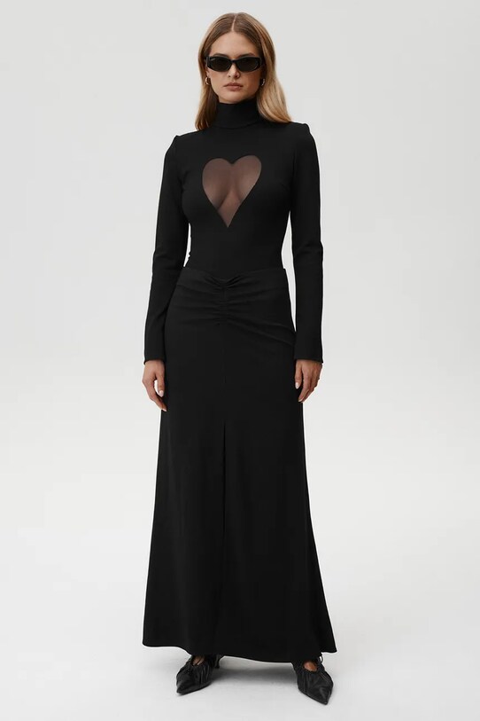 Undress Code body Heart Out Bodysuit czarny 840