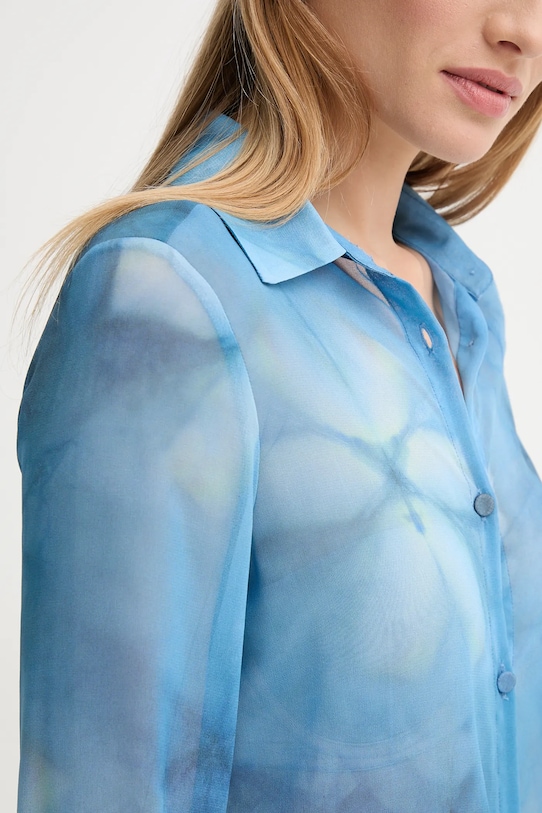 Sandro Ferrone cămașă S32XBEMACEY albastru