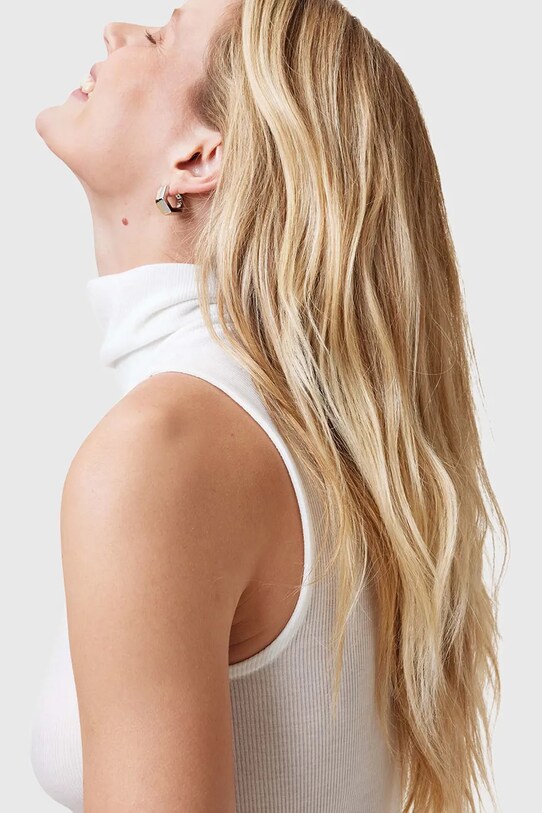 AllSaints top BEC ROLL W004JC biały SS25