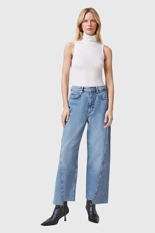AllSaints top BEC ROLL W004JC biały