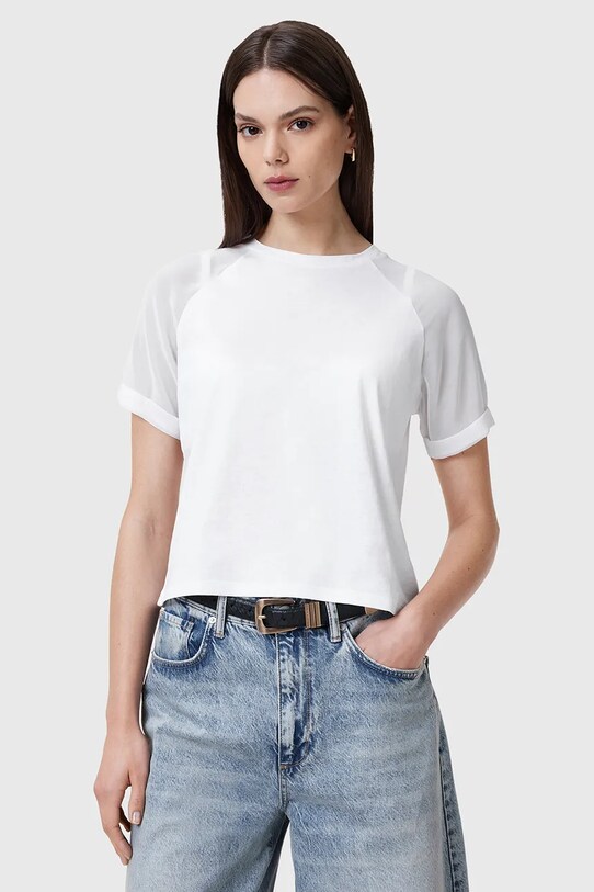 AllSaints bluzka ANNIE casual biały W005JC