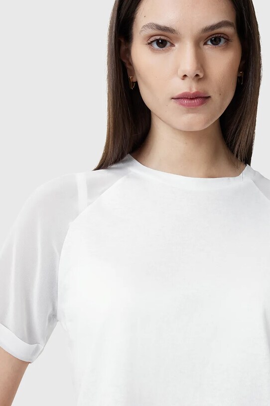 AllSaints bluzka ANNIE W005JC biały SS25