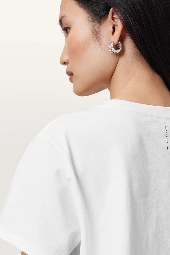 Oblečení Bavlněné tričko AllSaints SOPH W005JY bílá