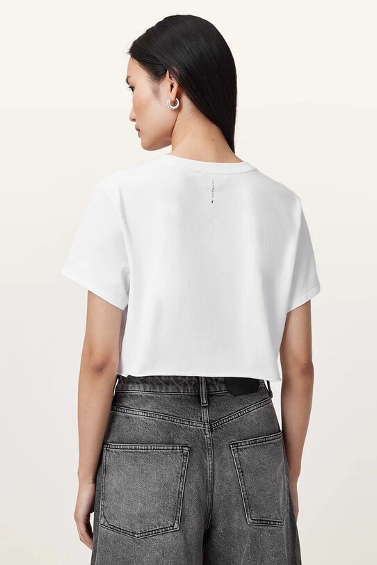 AllSaints tricou din bumbac SOPH alb W005JY
