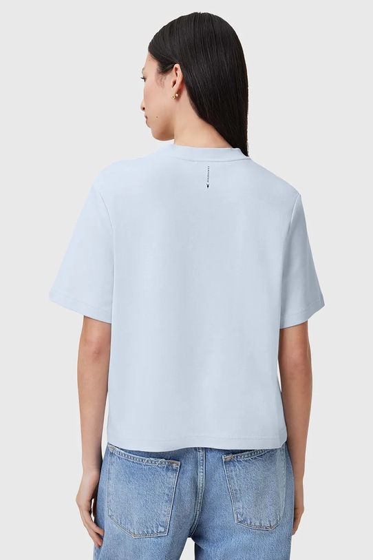 Хлопковая футболка AllSaints LISA голубой W020JZ