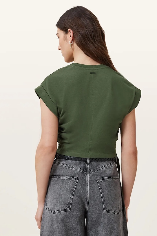 AllSaints bluza MIRA SATIN verde W054JC
