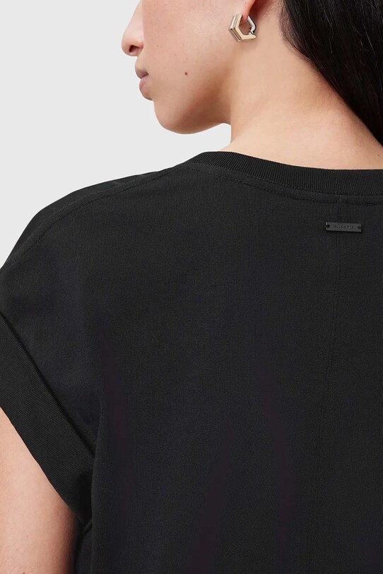 Îmbrăcăminte AllSaints bluza MIRA SATIN W054JC negru