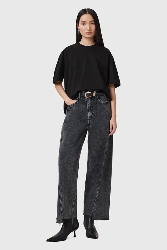 AllSaints tricou din bumbac FUSE ETTA W071JC negru
