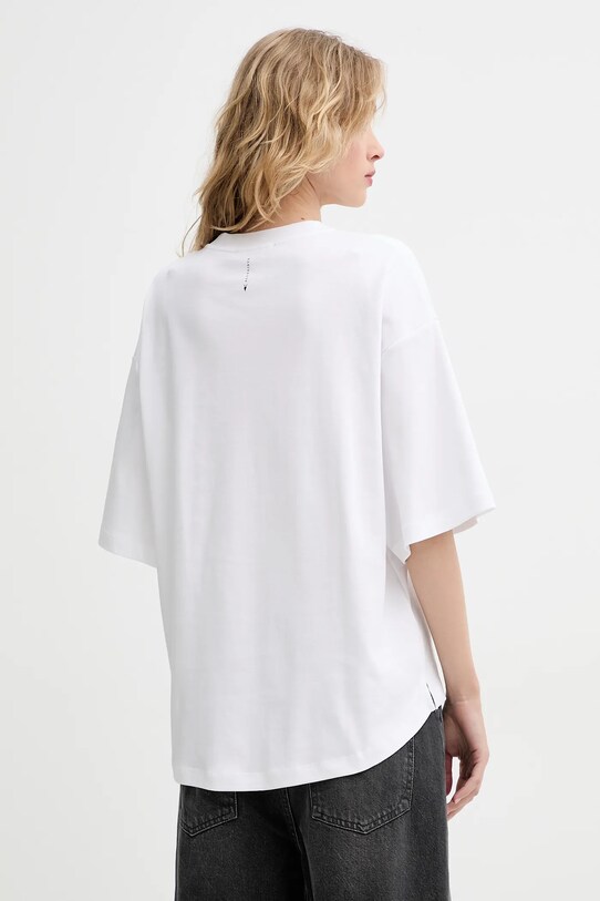 Abbigliamento AllSaints t-shirt in cotone AMELIE W195JA bianco