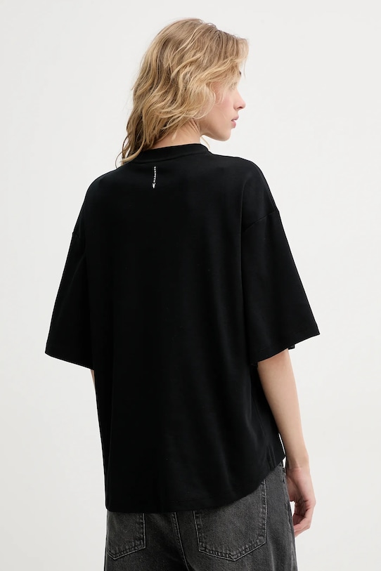 Îmbrăcăminte AllSaints tricou din bumbac AMELIE W195JA negru