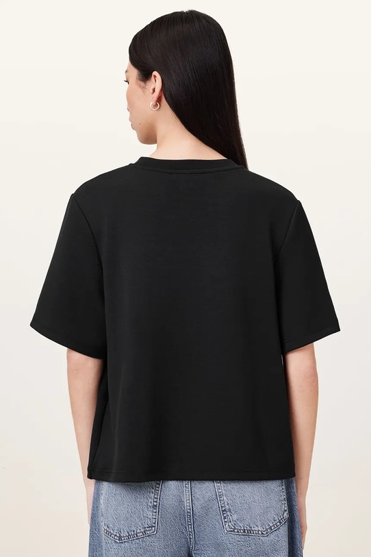 AllSaints tricou LINI BIGGY negru W210JA