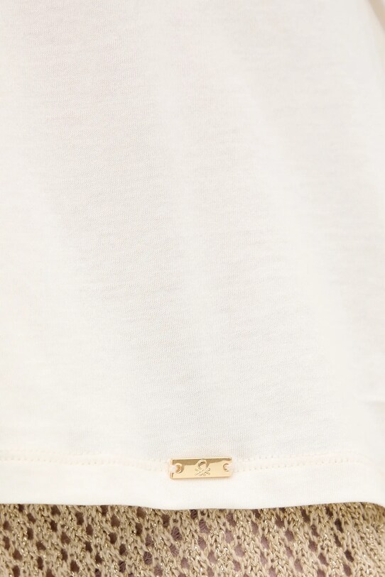United Colors of Benetton tricou 3Q225M005 bej