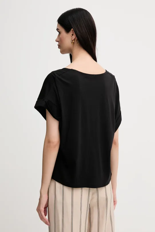 Îmbrăcăminte United Colors of Benetton tricou 3Q225M005 negru