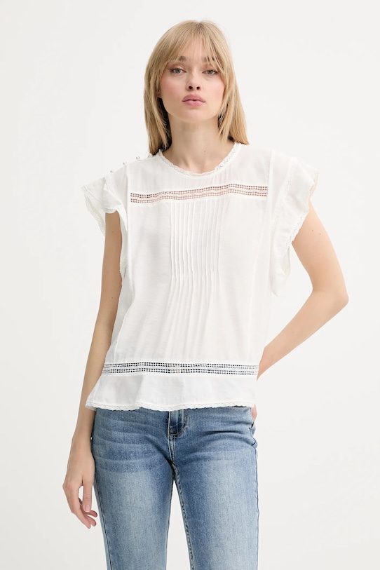 MUNTHE bluzka USALINA regular biały 255101925521