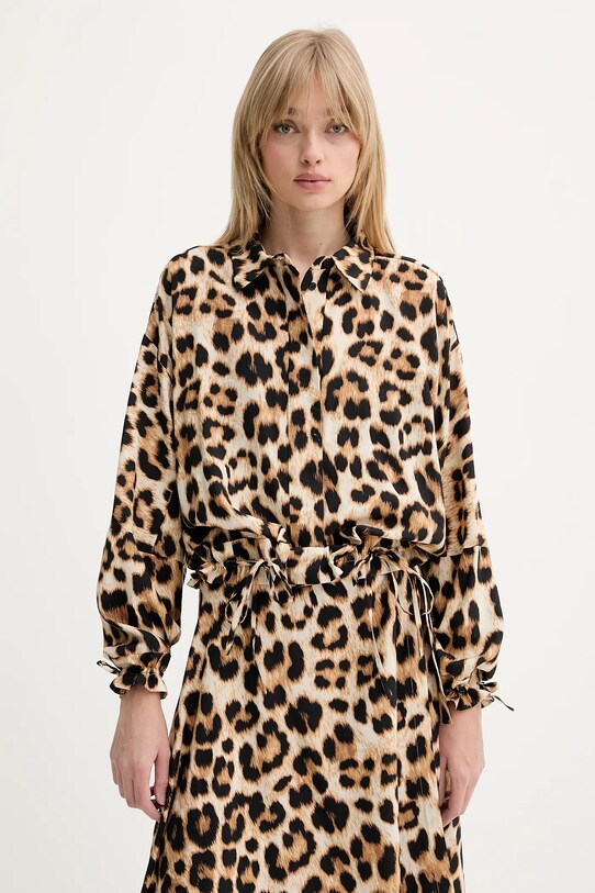 MUNTHE camicia ULVI lunga marrone 255100725519