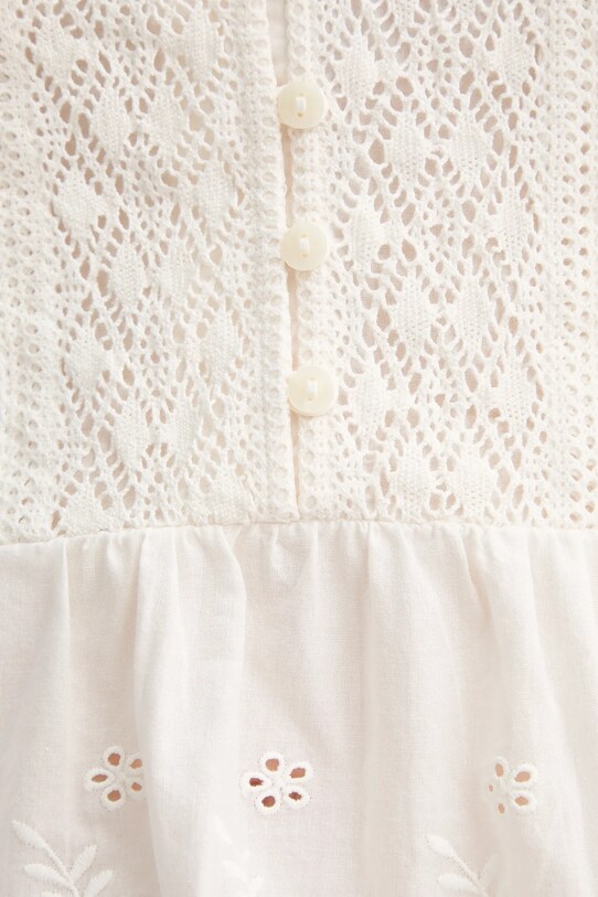 Levi's bluzka bawełniana CORA SL BLOUSE 001SI beżowy