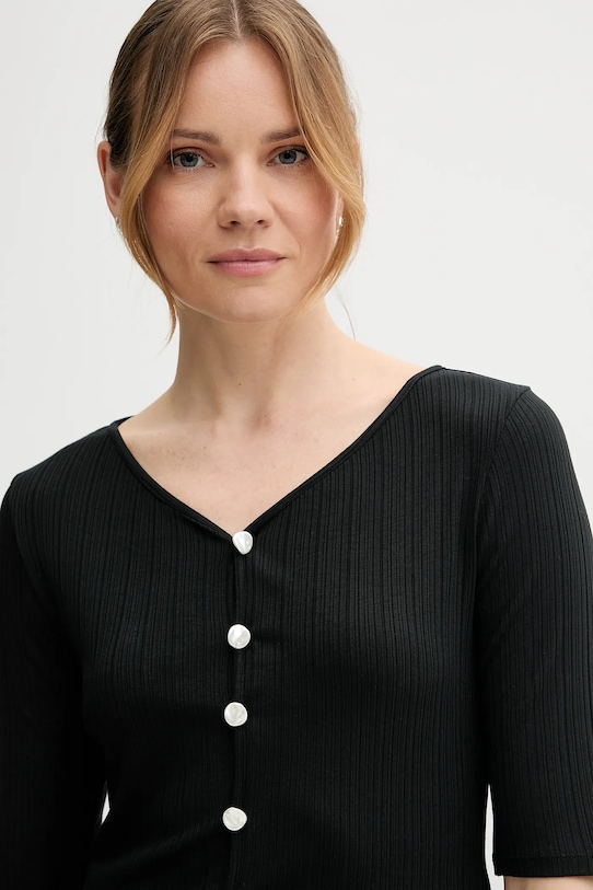 Bluza Sisley crna 37UCL4013