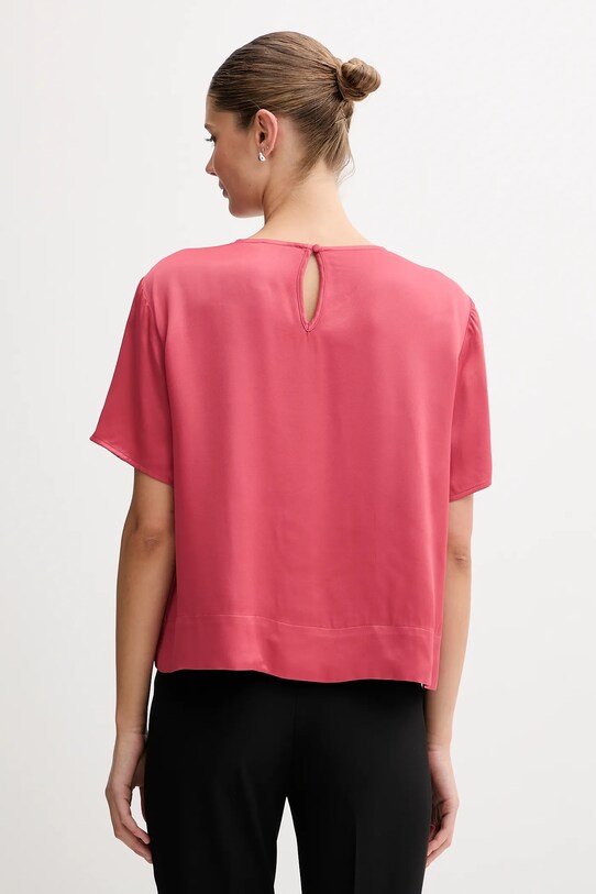 Ρούχα Μπλουζάκι Sisley 52BZLQ093 ροζ