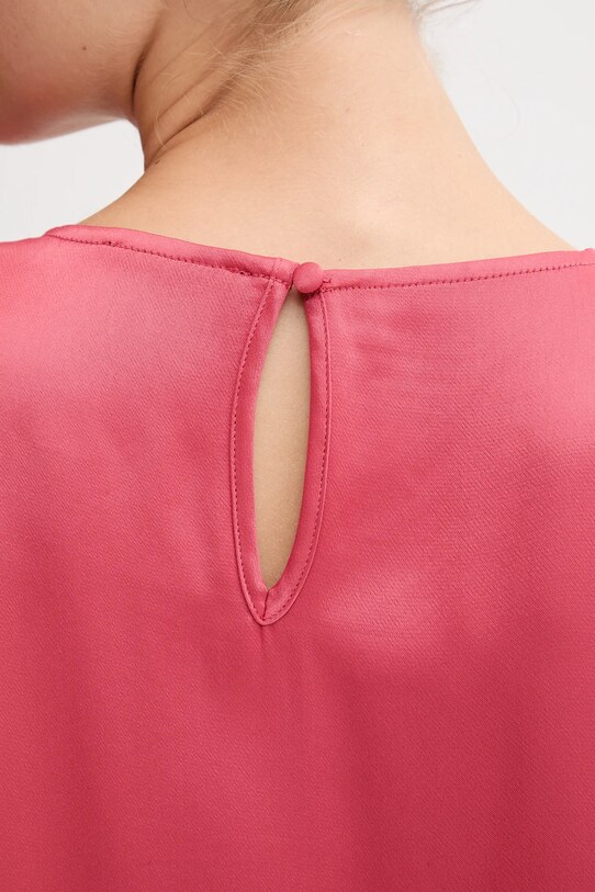 Μπλουζάκι Sisley 52BZLQ093 ροζ