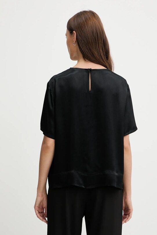 Îmbrăcăminte Sisley bluză 52BZLQ093 negru
