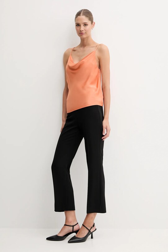 Sisley top 52BZLH01N pomarańczowy SS25